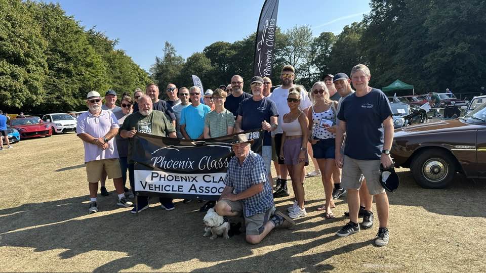 Sunny club stand at the Tatton Park Classic Car Show
